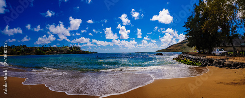 Ocean bay blue with surf