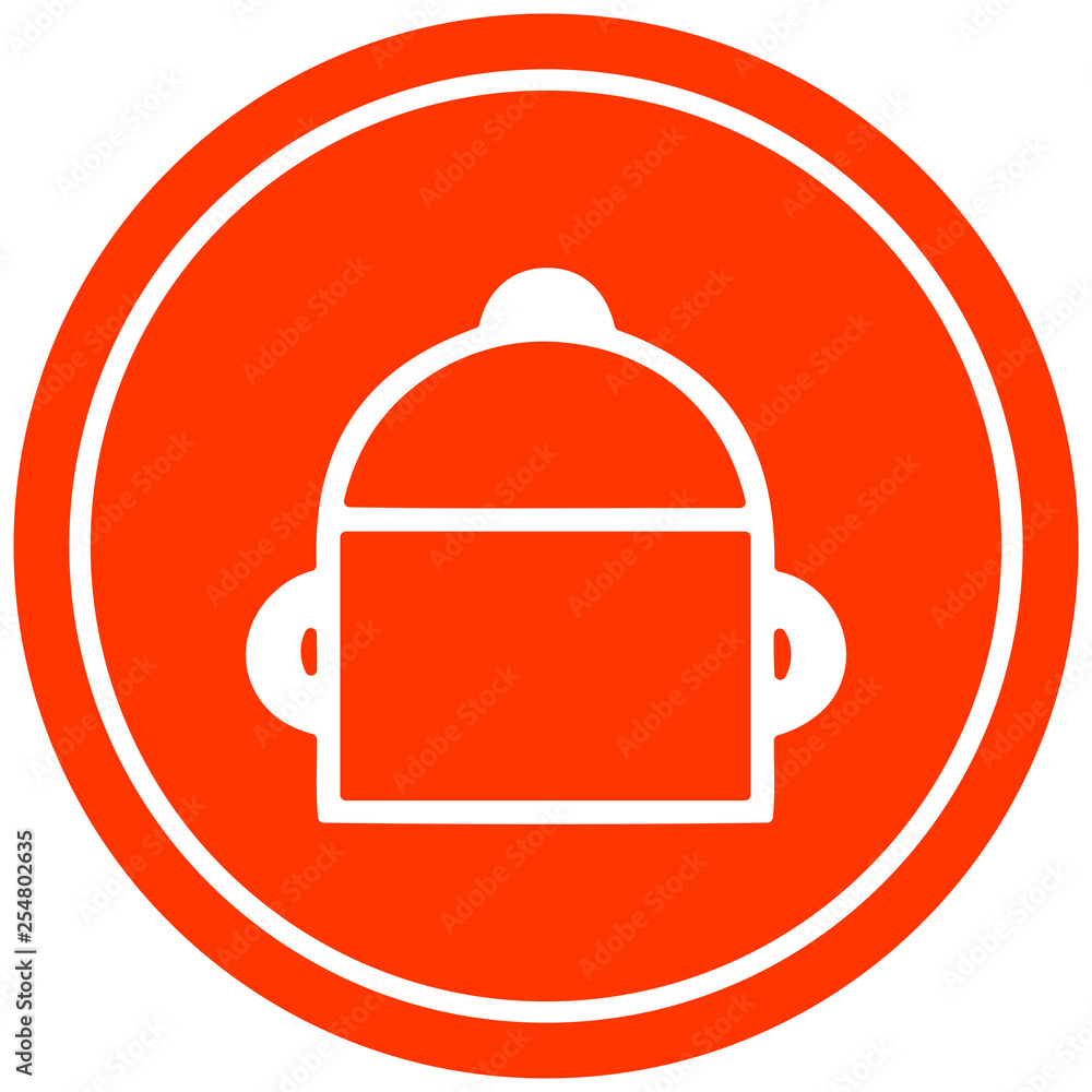 cooking pot circular icon cooking pot circular icon