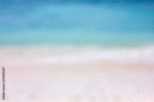 Fototapeta Naklejka Na Ścianę i Meble -  Summer background with sea and sand. Tropical landscape