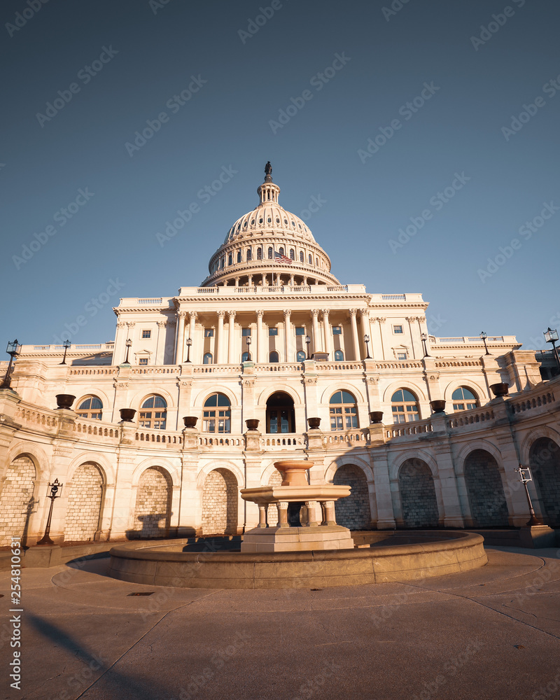 The US Capitol building in Washington, D.C., USA