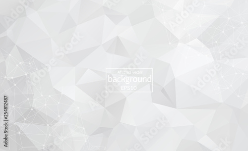 Vector Abstract science Background. Polygonal geometric design. EPS 10