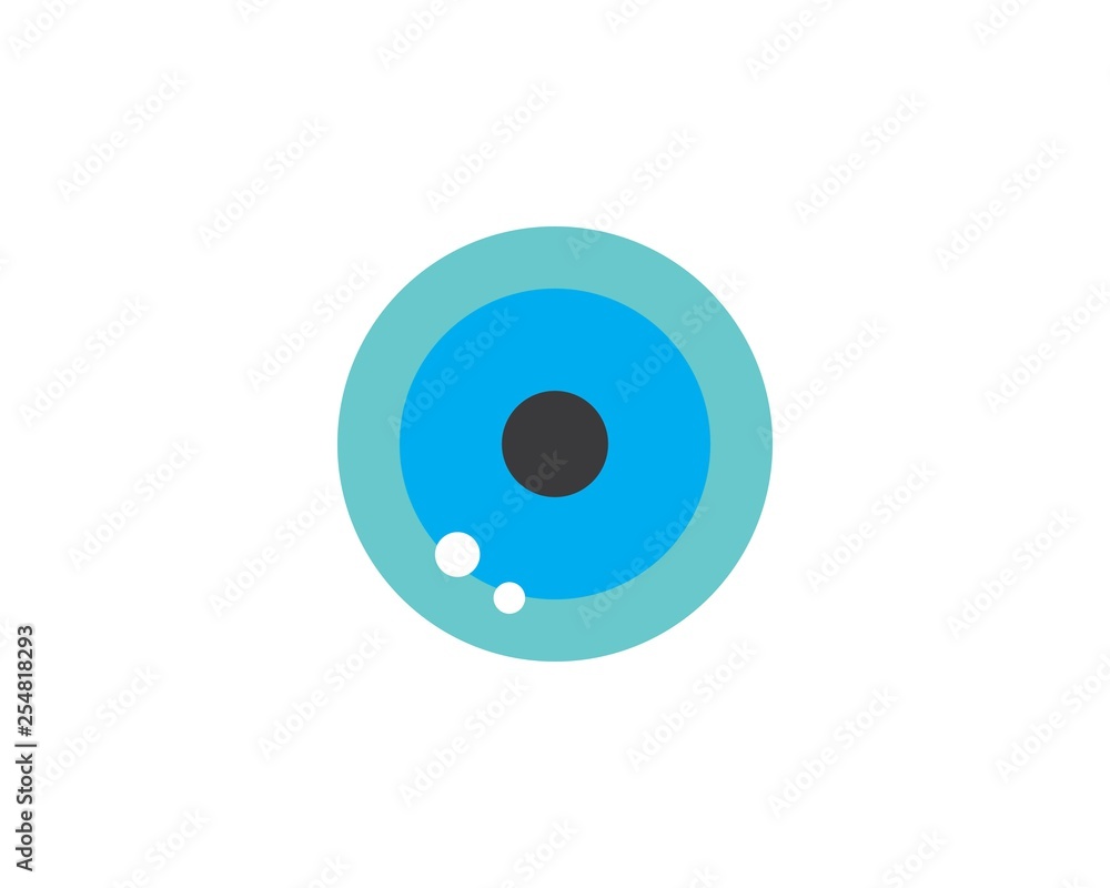 Eye icon Logo vector Template illustration Eye icon Logo vector Template illustration