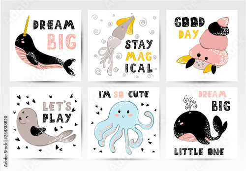 Vector Sea Animals