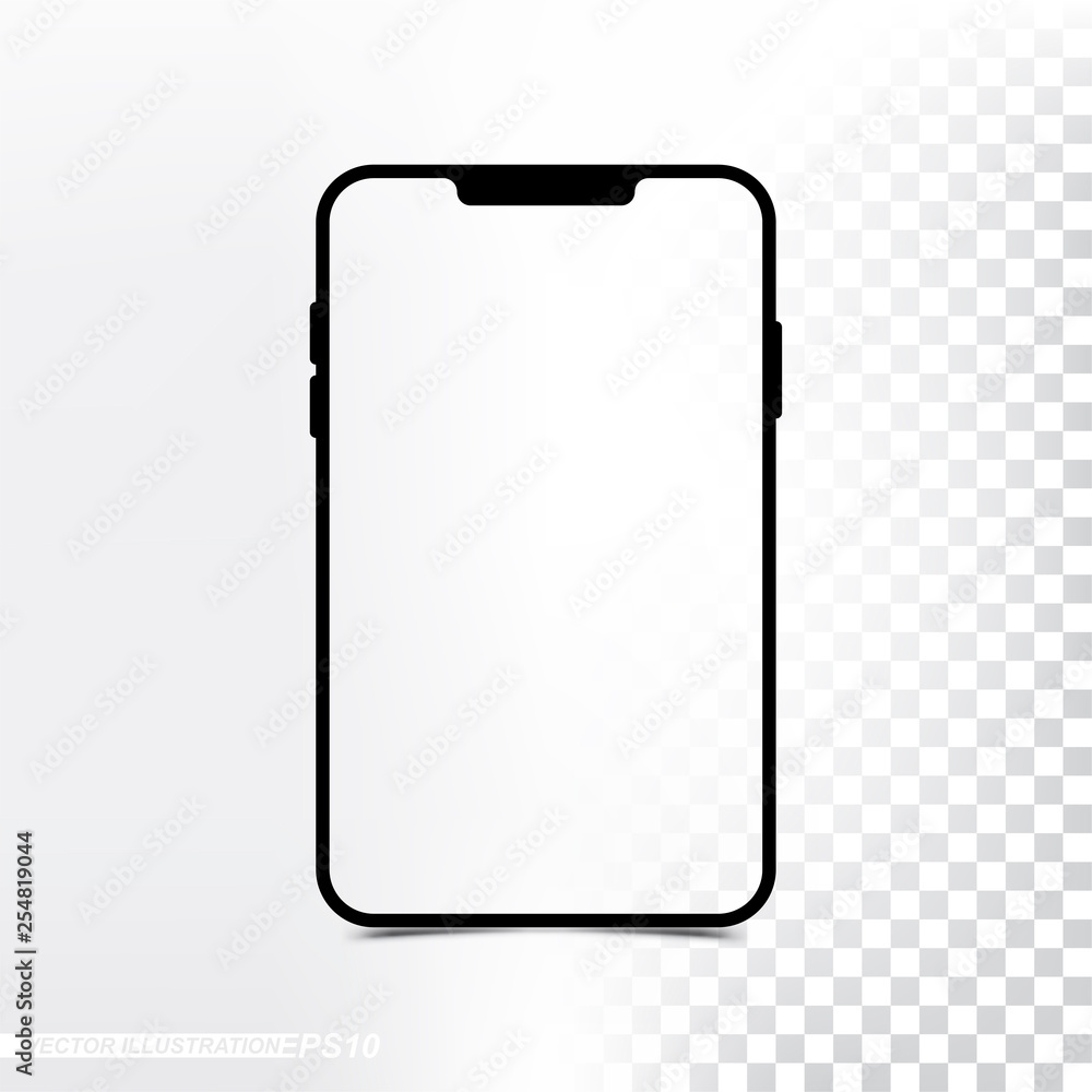 Mockup new version mini Tablet with transparent screen and background Mockup new version mini Tablet with transparent screen and background