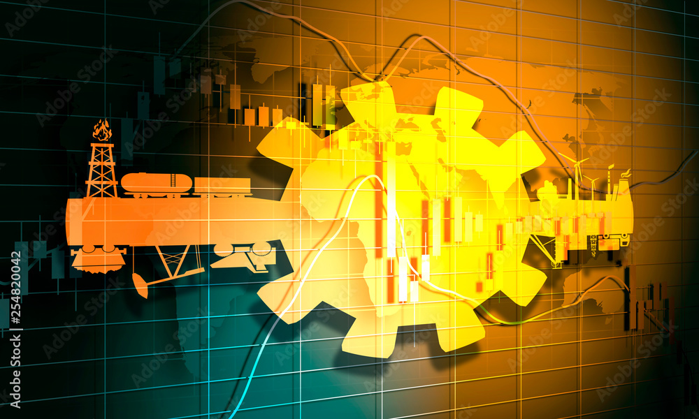 Forex Candlestick Pattern. Trading Chart Concept. Financial Market 