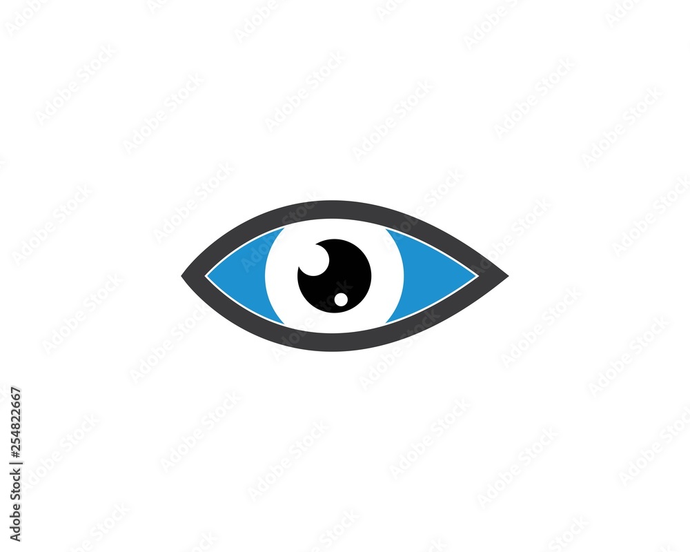Eye icon Logo vector Template illustration Eye icon Logo vector Template illustration