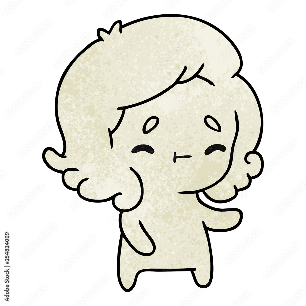 textured cartoon of a kawaii cute ghost textured cartoon of a kawaii cute ghost
