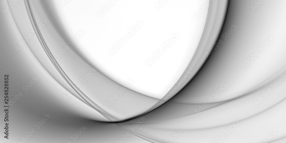 Fototapeta premium Abstract fractal black-white background with linear pattern