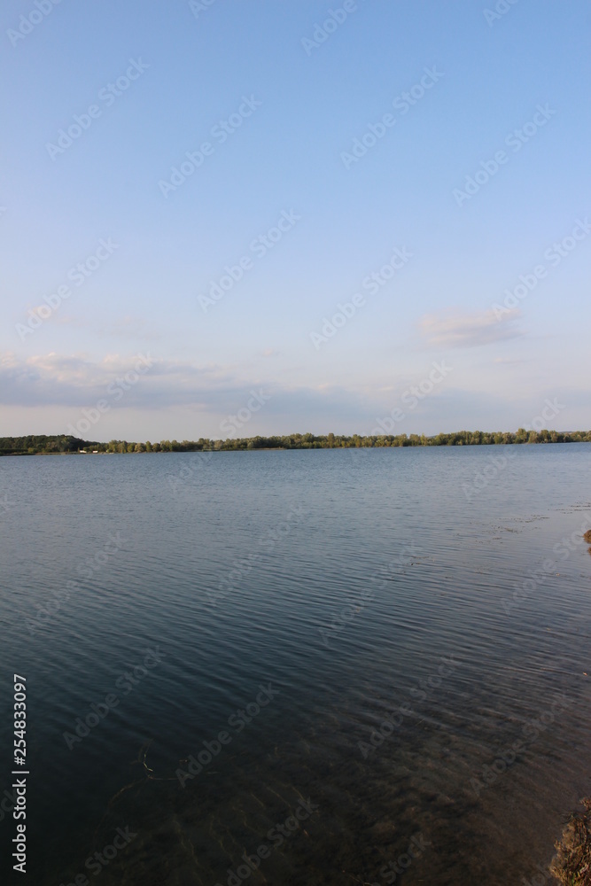 Fototapeta premium Lake, Ostrozska Nova Ves, Czech republic