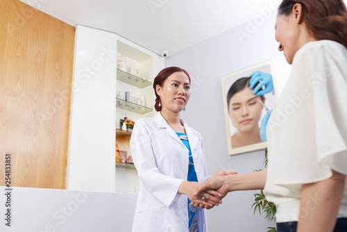 Doctor collaborating with patient