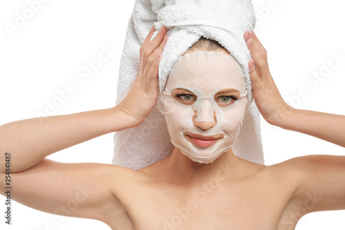 Beautiful young woman with ...