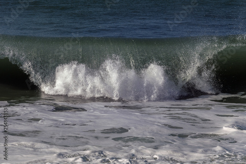 Splashing Atlantic oceam wave.