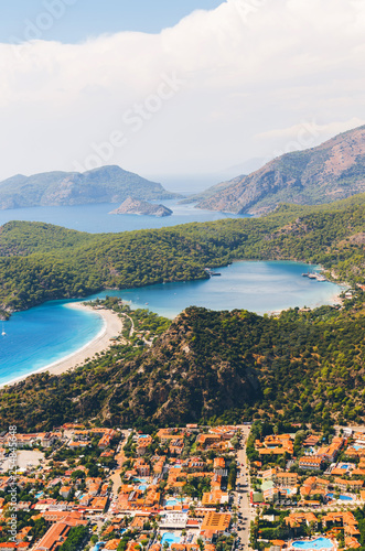 Oludeniz bay and blue lagun in Turkey.