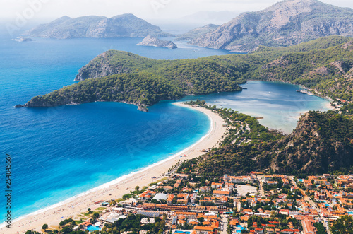 Oludeniz famous beach in Turkey