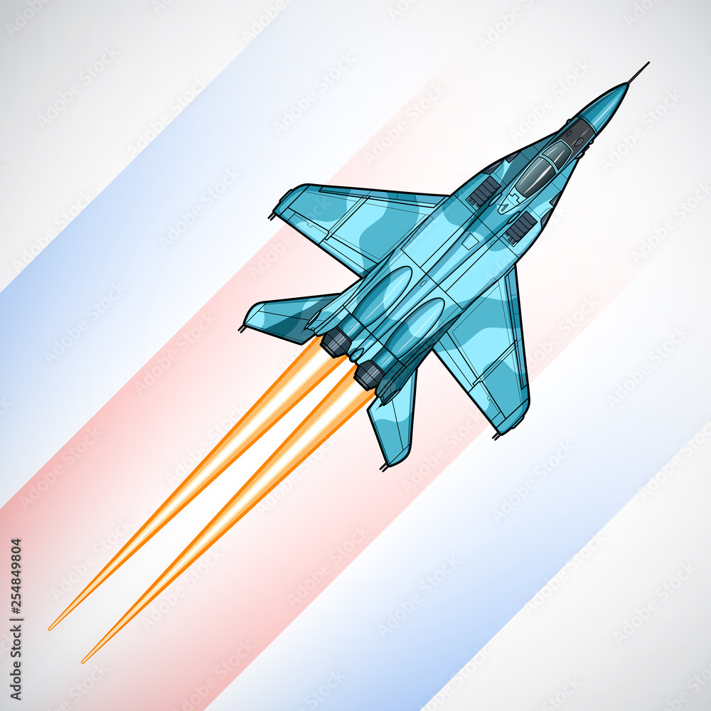 Airplane Drawing line art vector illustration for coloring book. Cartoon Aeroplane  drawing for coloring book for kids and children. Sketch art drawing for  colouring book. Fighter jet and Helicopter. 9275632 Vector Art