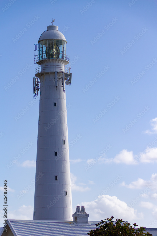 Close up of lighthouse 
