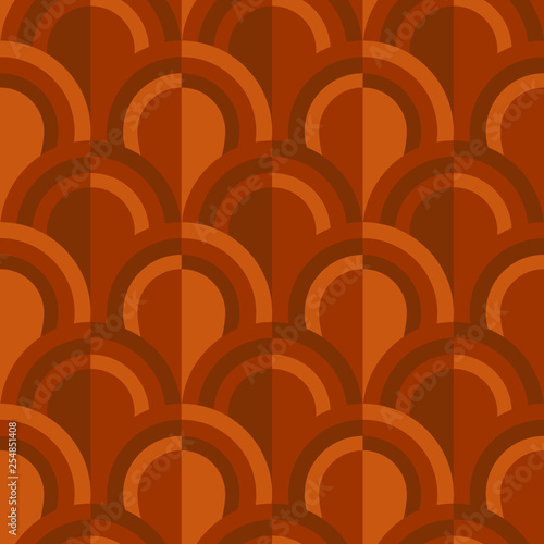 geometric scales pattern in...
