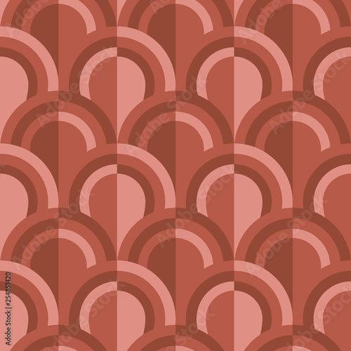 geometric scales pattern in...