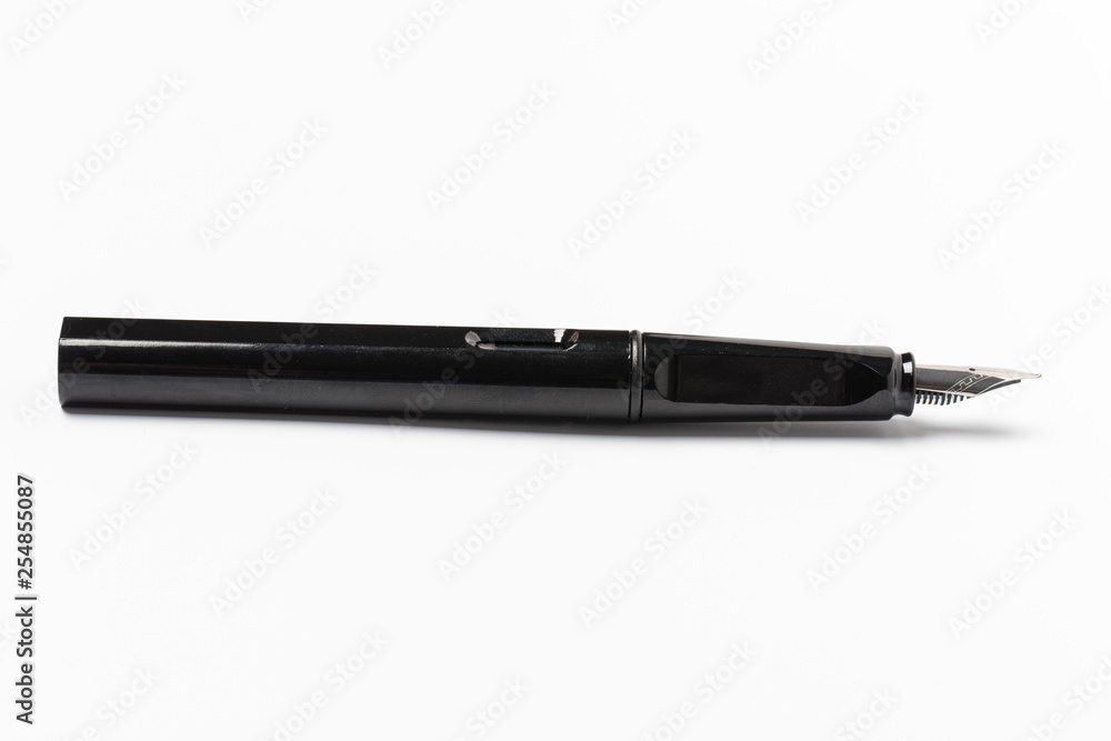 Fountain pen isolated on white background Fountain pen isolated on white background