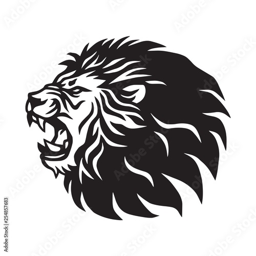 Wallpaper Mural Roaring Lion Logo Mascot Vector Icon Design Torontodigital.ca