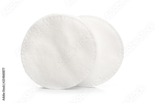 Cotton swabs isolated on a white background