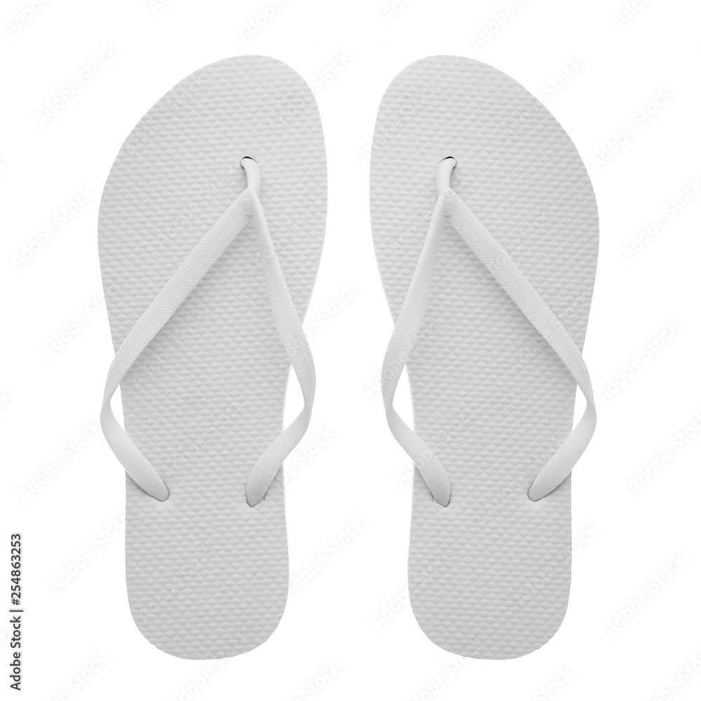Rubber flip-flops isolated Rubber flip-flops isolated