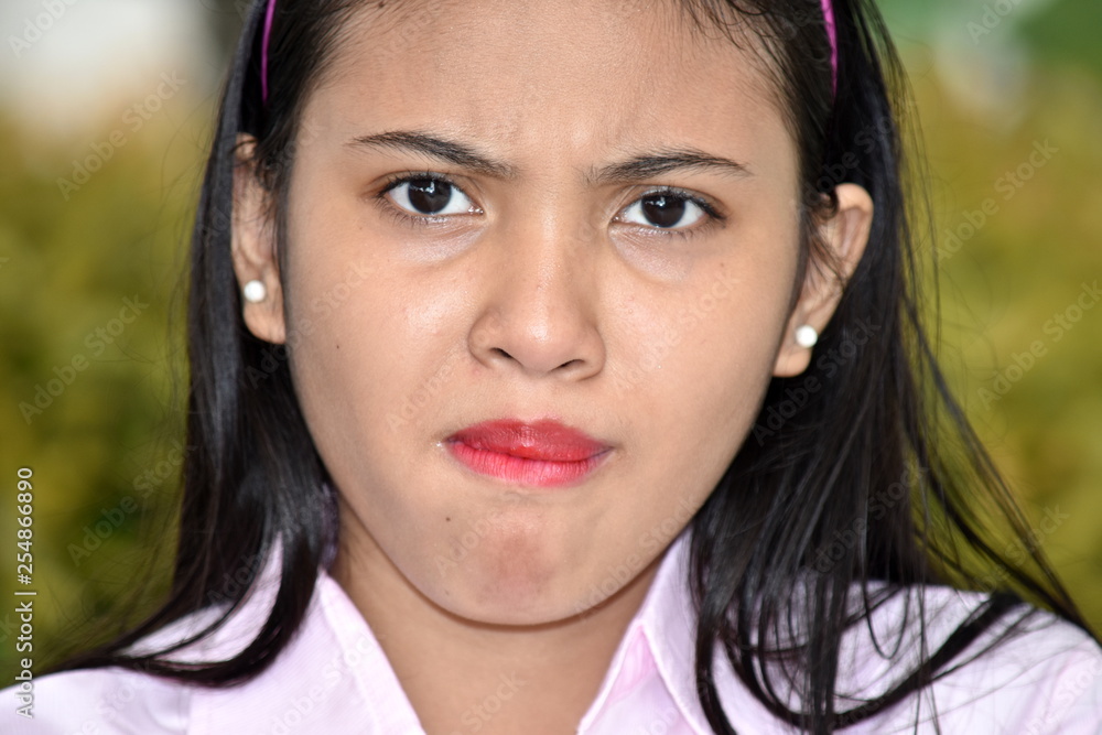 Beautiful Filipina Female Under Stress Beautiful Filipina Female Under Stress