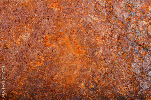 sheet of rusty metal. old oxidized background