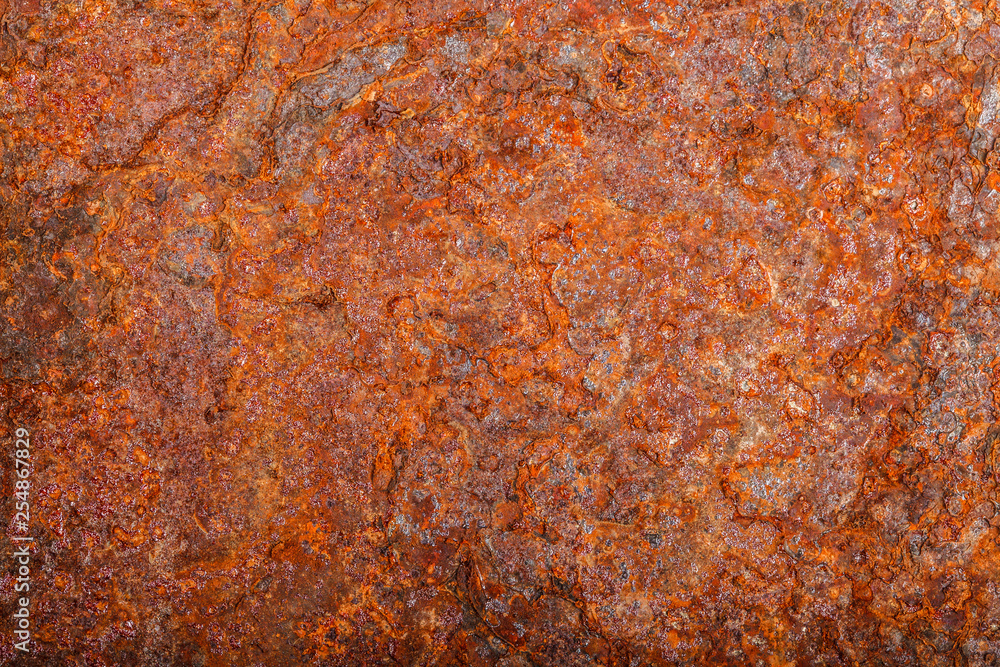 sheet of rusty metal. old oxidized background sheet of rusty metal. old oxidized background