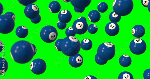two billiard ball