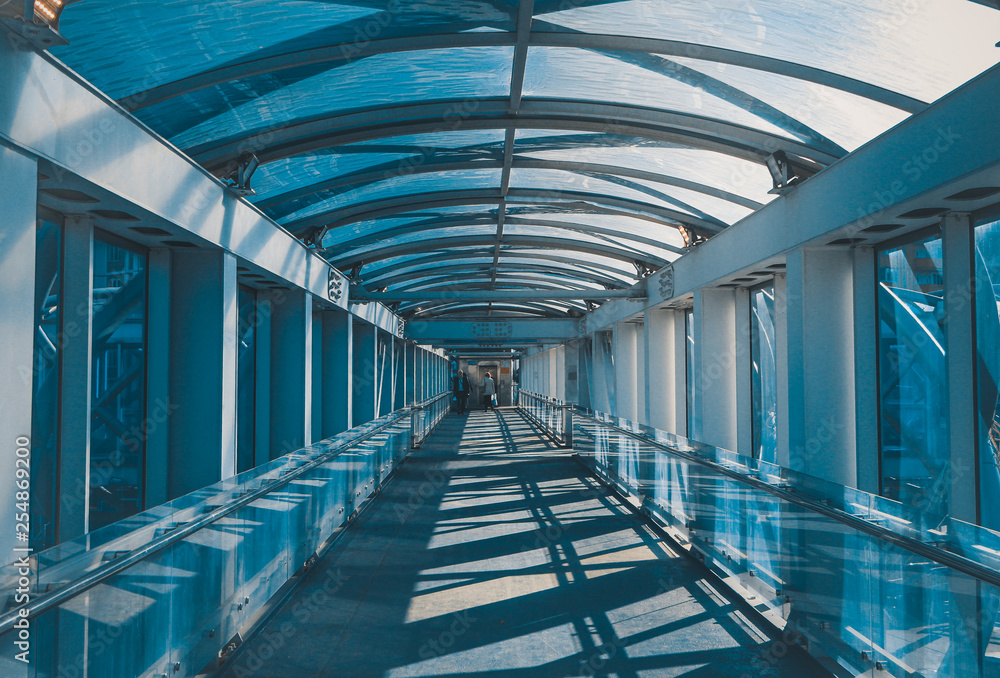 architecture, corridor, interior, tunnel, building, glass, light, futuristic, airport, hall, office, blue, business, bridge architecture, corridor, interior, tunnel, building, glass, light, futuristic, airport, hall, office, blue, business, bridge