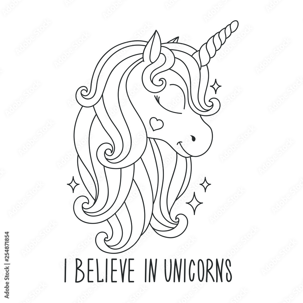 Beautiful unicorn pegasus coloring pages for kids Vector Image