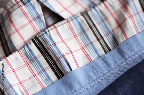 plaid fabric, piece of shirt, macro