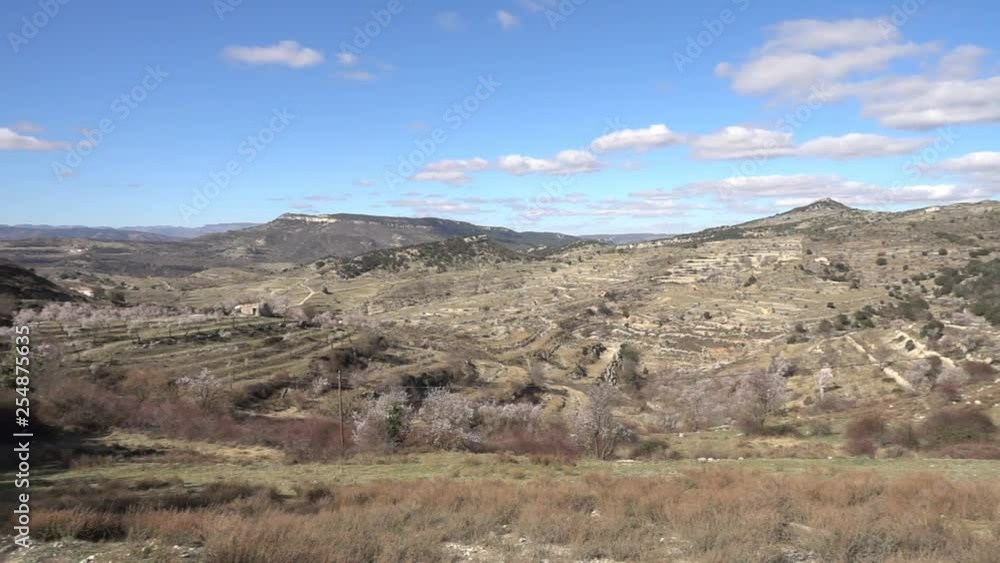Mountainous landscape in Morella, Castellon Mountainous landscape in Morella, Castellon