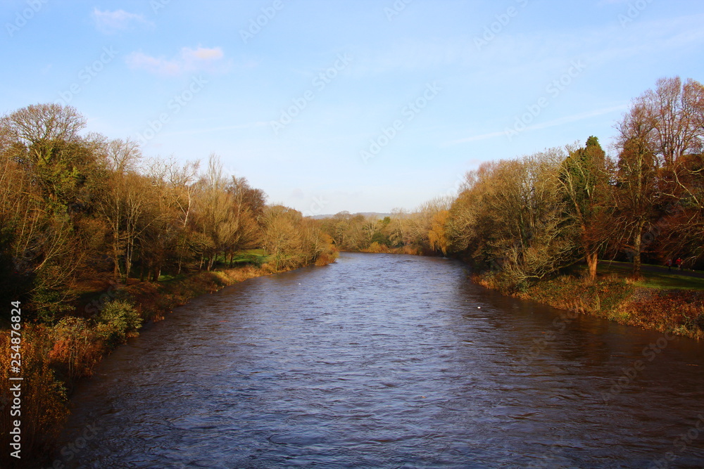 river in autumn river in autumn