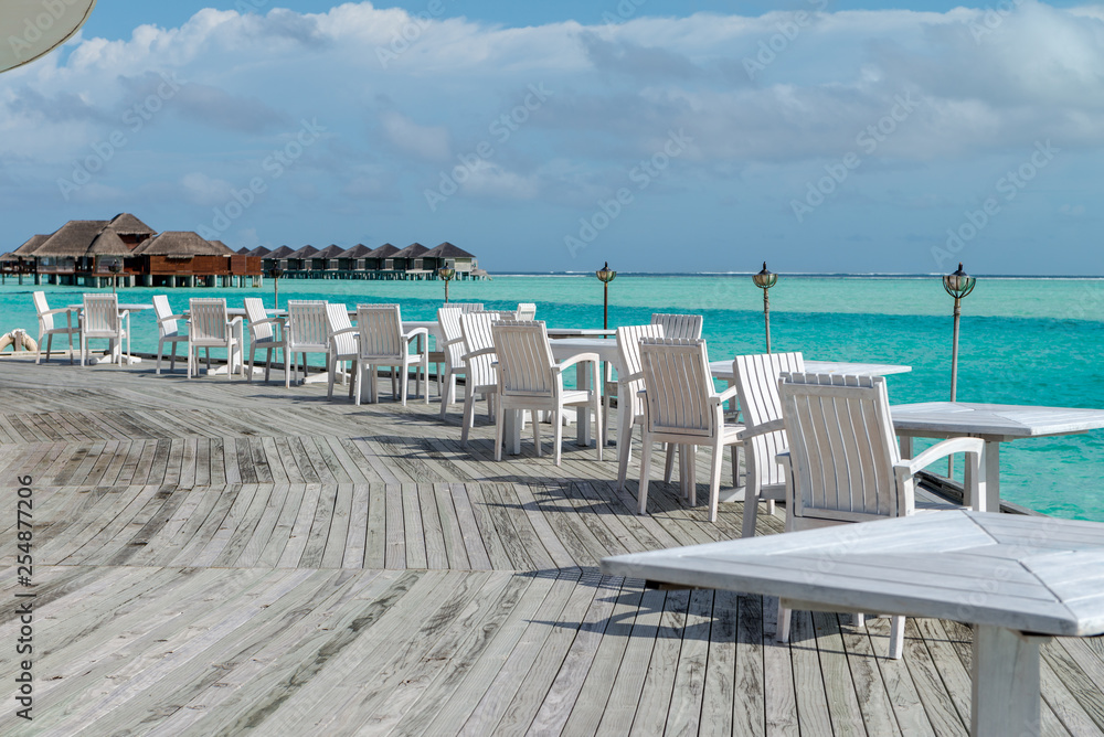Fototapeta premium Luxury Resort in Maldives,