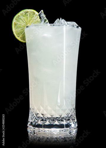 cocktail on a black background