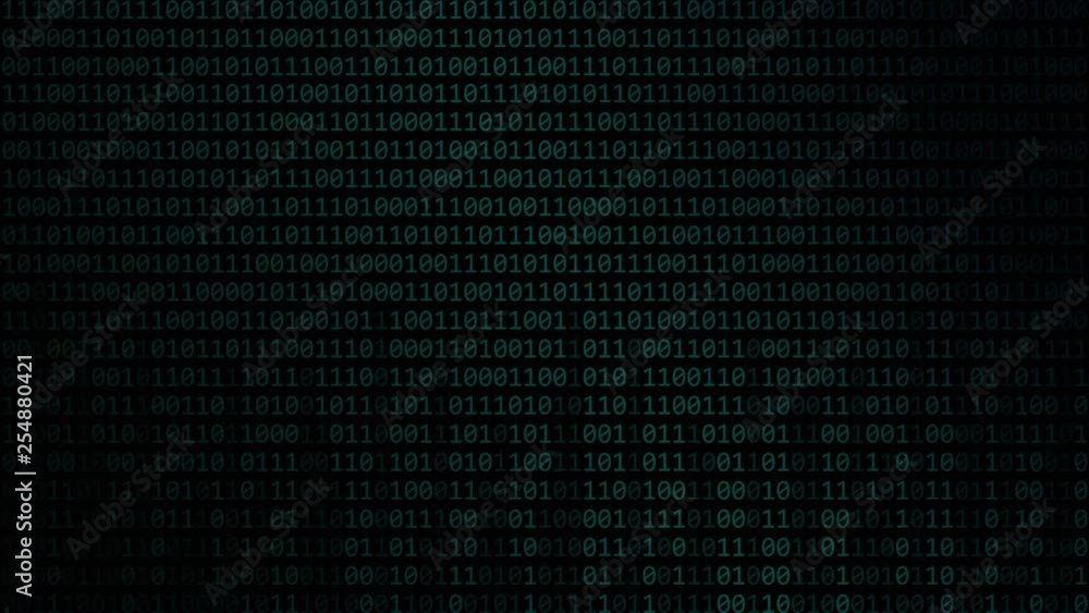 digital security privacy on the internet with blue binary code background illustrated animation digital security privacy on the internet with blue binary code background illustrated animation