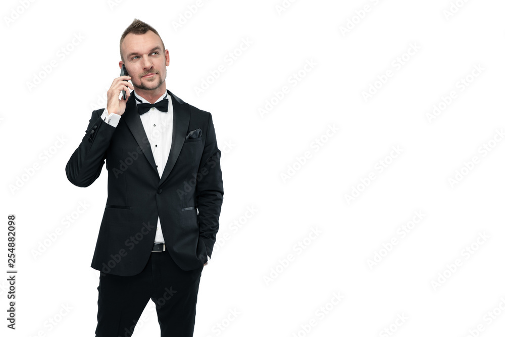 businessman talking on the phone businessman talking on the phone
