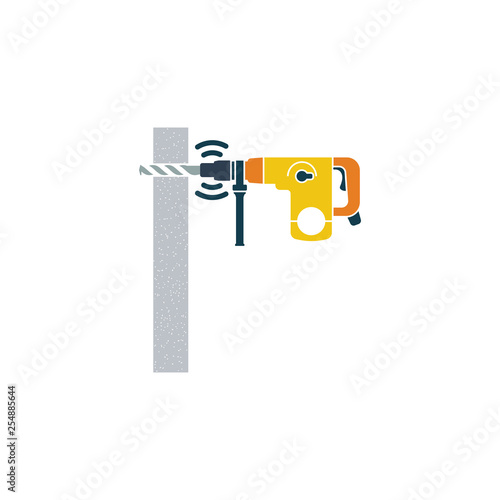 Icon of perforator drilling wall