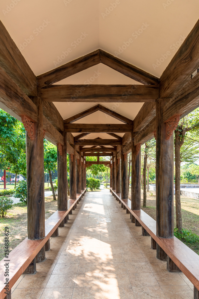 Bench Pavilion of Confucius Temple in Suixi