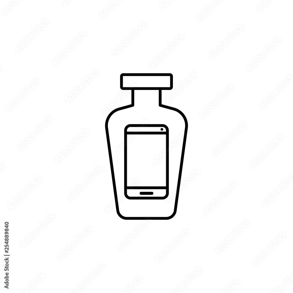 Detox, smartphone, digital icon. Element of social addict icon. Thin line icon for website design and development, app development. Premium icon Detox, smartphone, digital icon. Element of social addict icon. Thin line icon for website design and development, app development. Premium icon