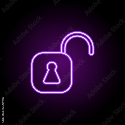unlocked sign icon. Web icons universal set for web and mobile