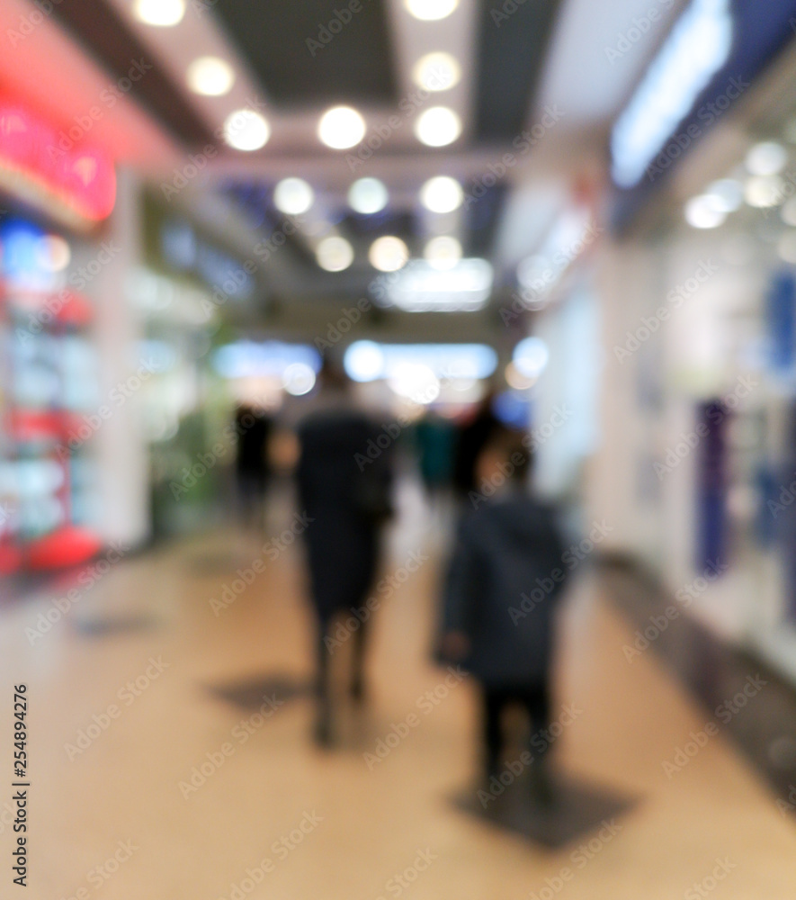 Bokeh in the store as an abstract background Bokeh in the store as an abstract background