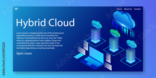 Isometric Hybrid Cloud Network