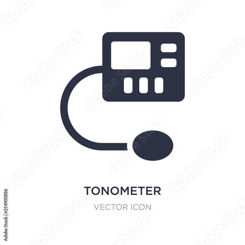 tonometer icon on white background. Simple element illustration from Health and medical concept.
