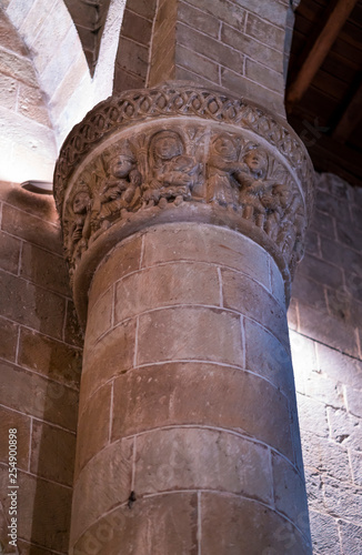 Colegiata de San Martin de Elines, San Martin de Elines, Valderredible Municipality, Comarca Campoo Los Valles, Cantabria, Spain, Europe photo