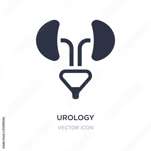 urology icon on white background. Simple element illustration from Health and medical concept.
