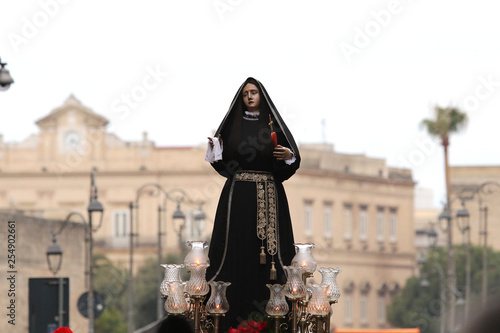 Taranto - Holy Week Rites - Procession of Mysteries  the Most Blessed Virgin of Our Sorrows