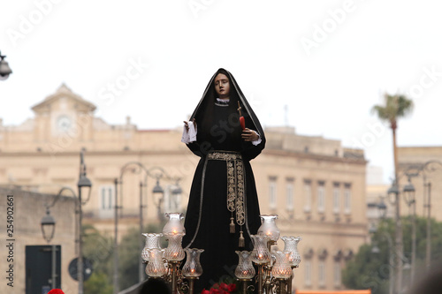 Taranto - Holy Week Rites - Procession of Mysteries: the Most Blessed Virgin of Our Sorrows photo